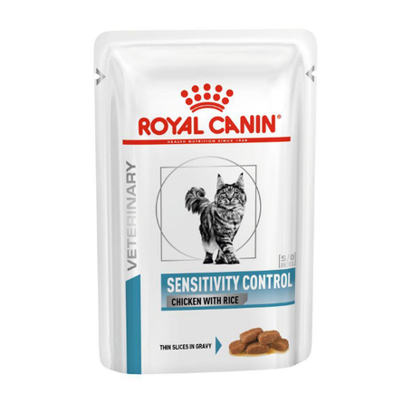 Royal Canin Sensitivity Control S/O Влажный лечебный корм для кошек при заболеваниях кожи (с курицей и рисом) – интернет-магазин Ле’Муррр